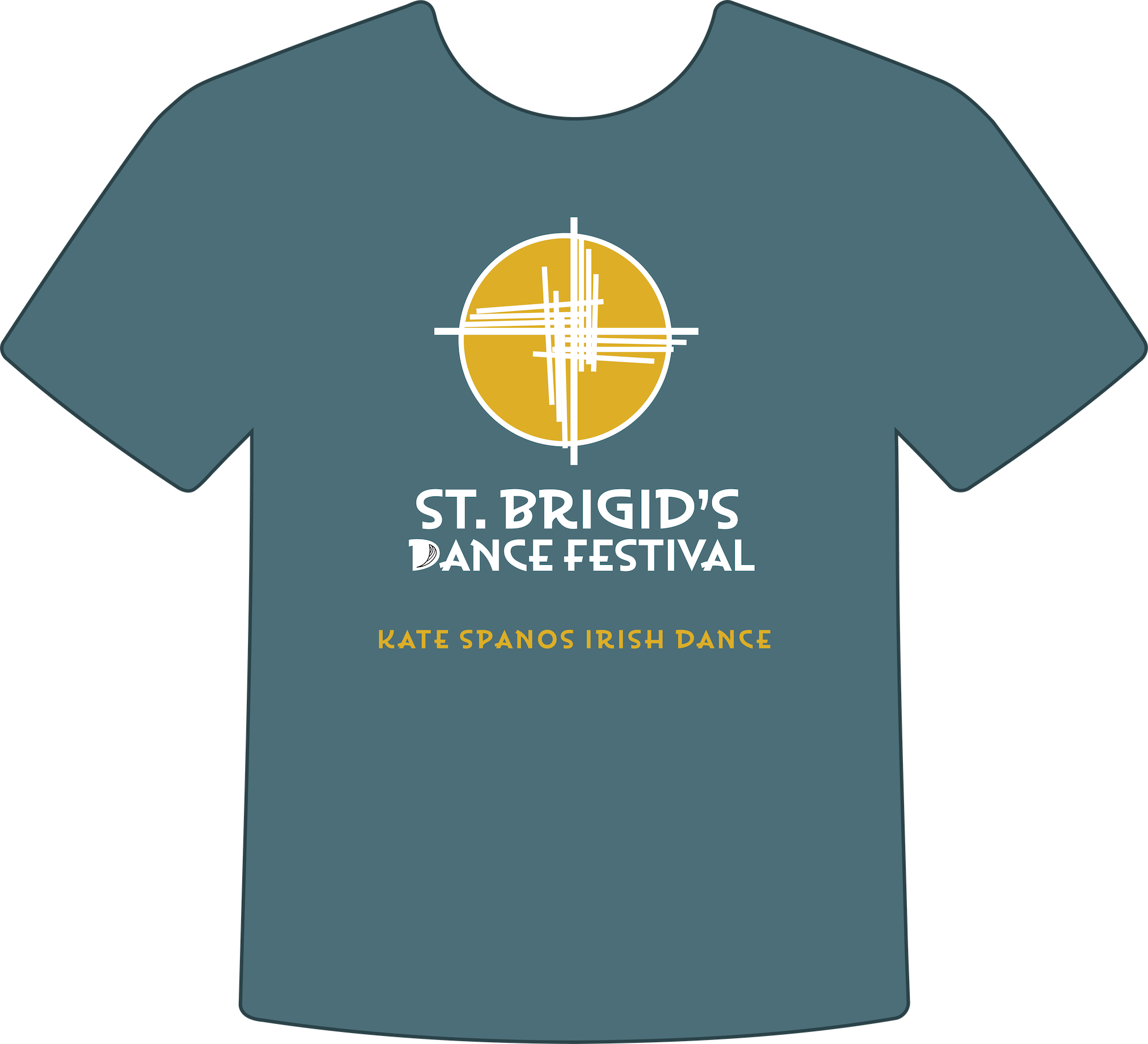 St Brigids tshirt mockup